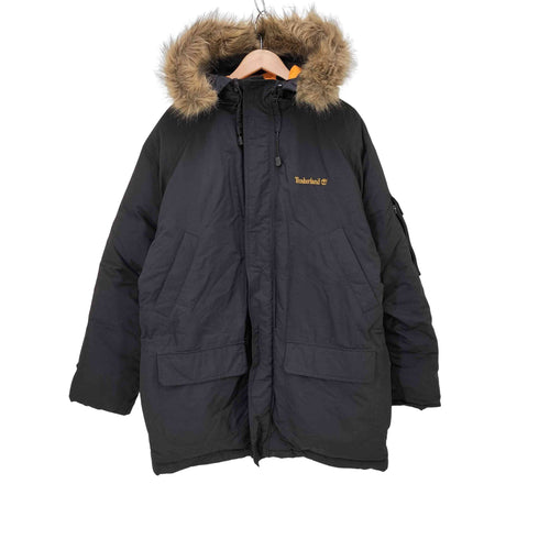 ティンバーランド Timberland 90s-00s ファー付き ダウンジャケット メンズ JPN:M